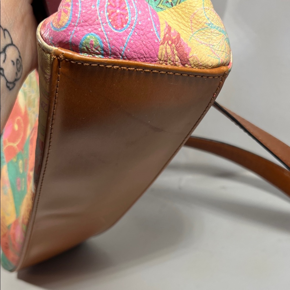 Fossil Multicolor Patchwork Shoulder Bag - image 6